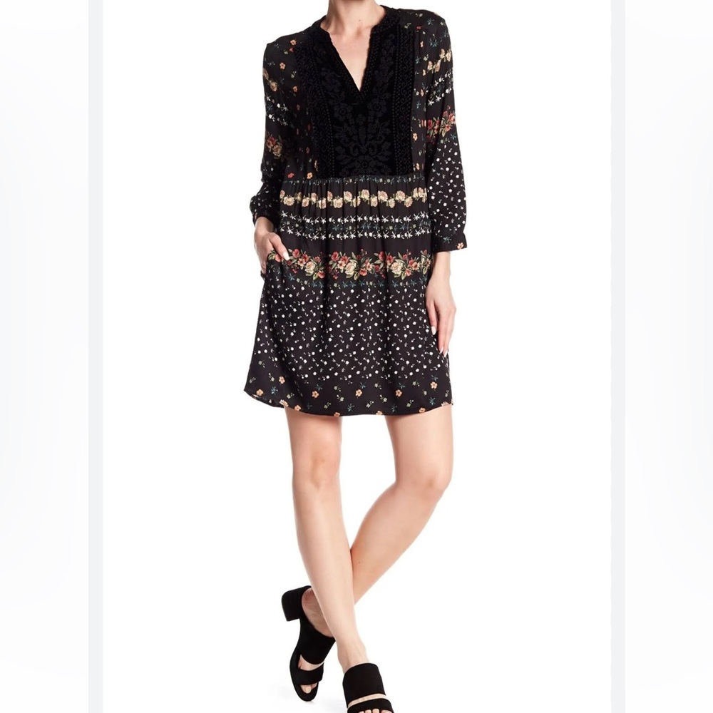 Johnny Was Workshop Prairie Boho Dress Size Large